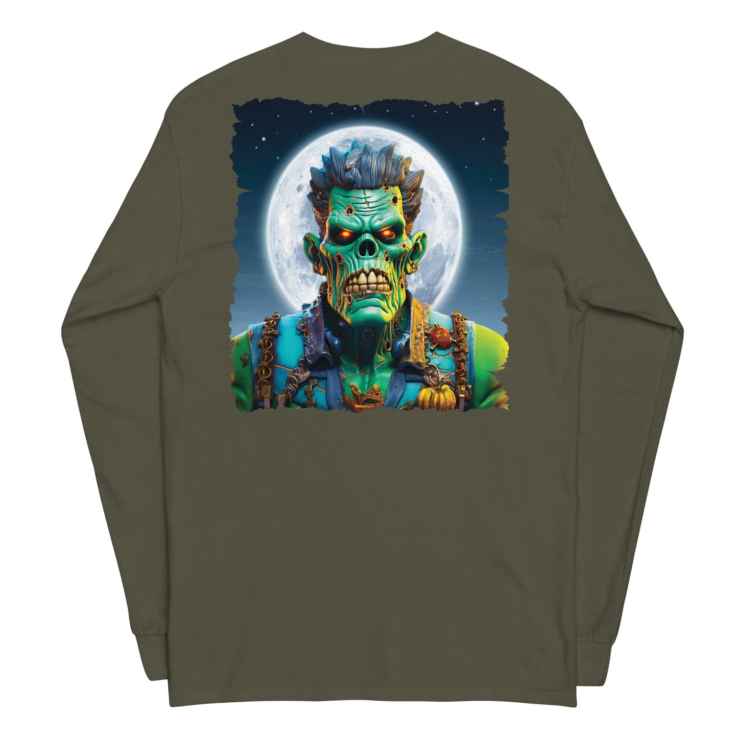 Frankenstein Halloween Men’s Long Sleeve Shirt