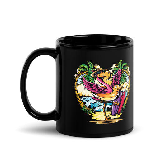 Flamingo Beach Coffee Mug