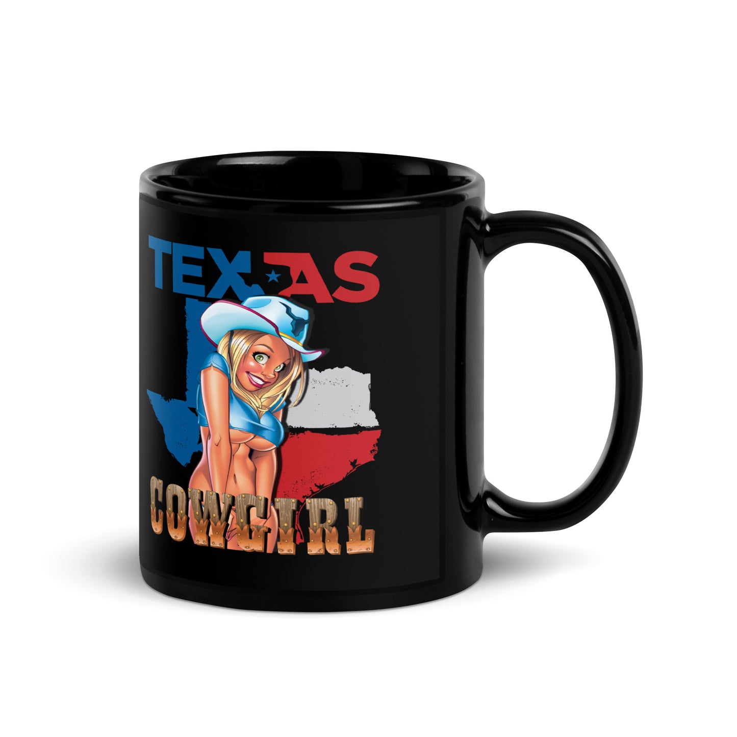 Blonde Texas Cowgirl Coffee Mug