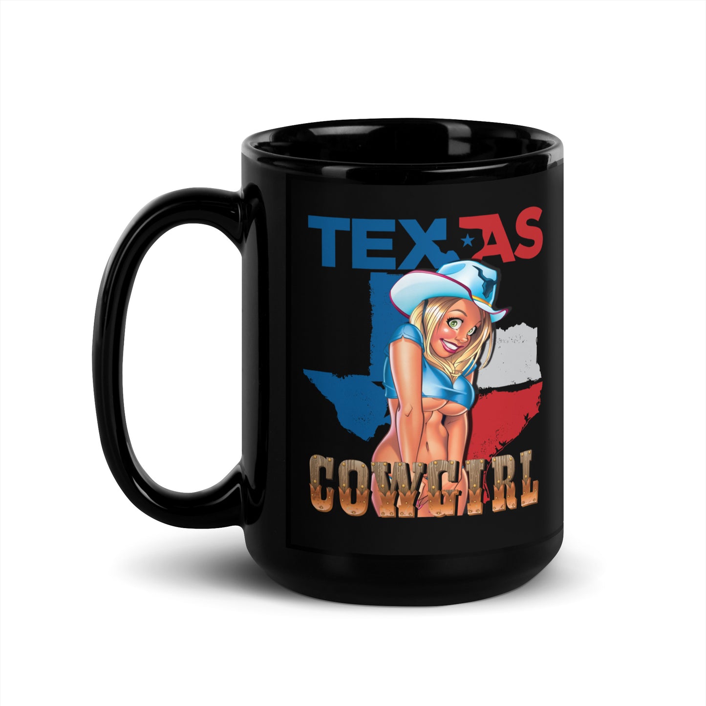 Blonde Texas Cowgirl Coffee Mug
