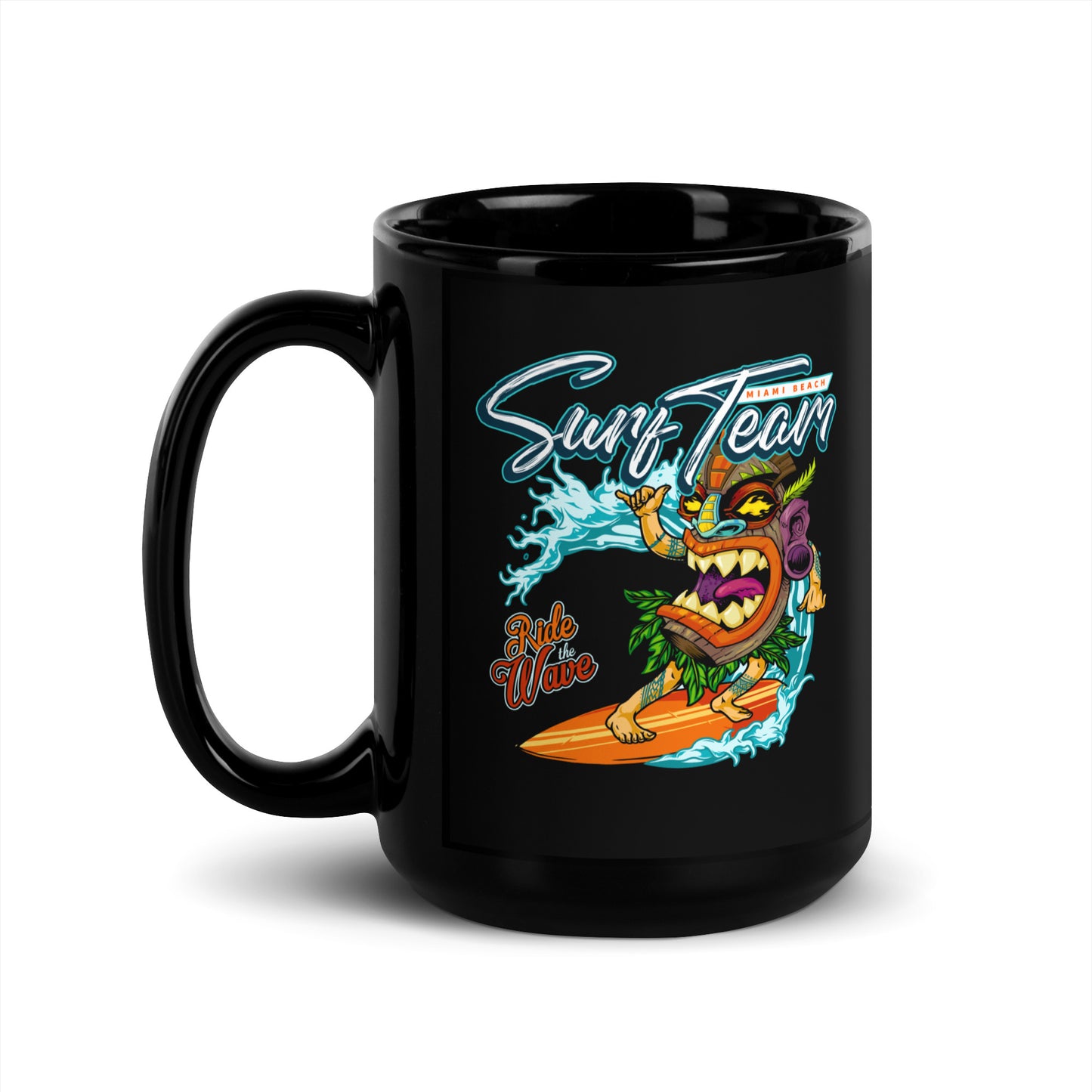Surf Team Tiki Coffee Mug