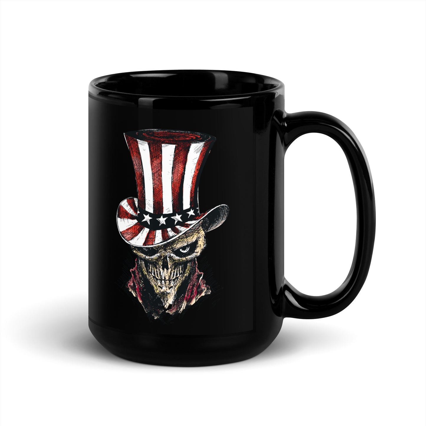 Freedom Skull Coffee Mug
