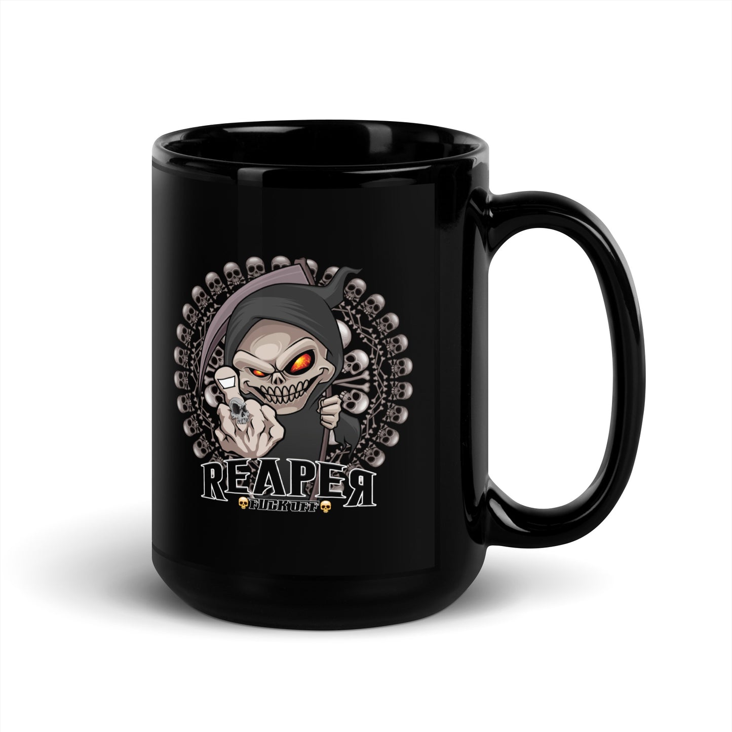 Reaper Life Skull Coffee Mug