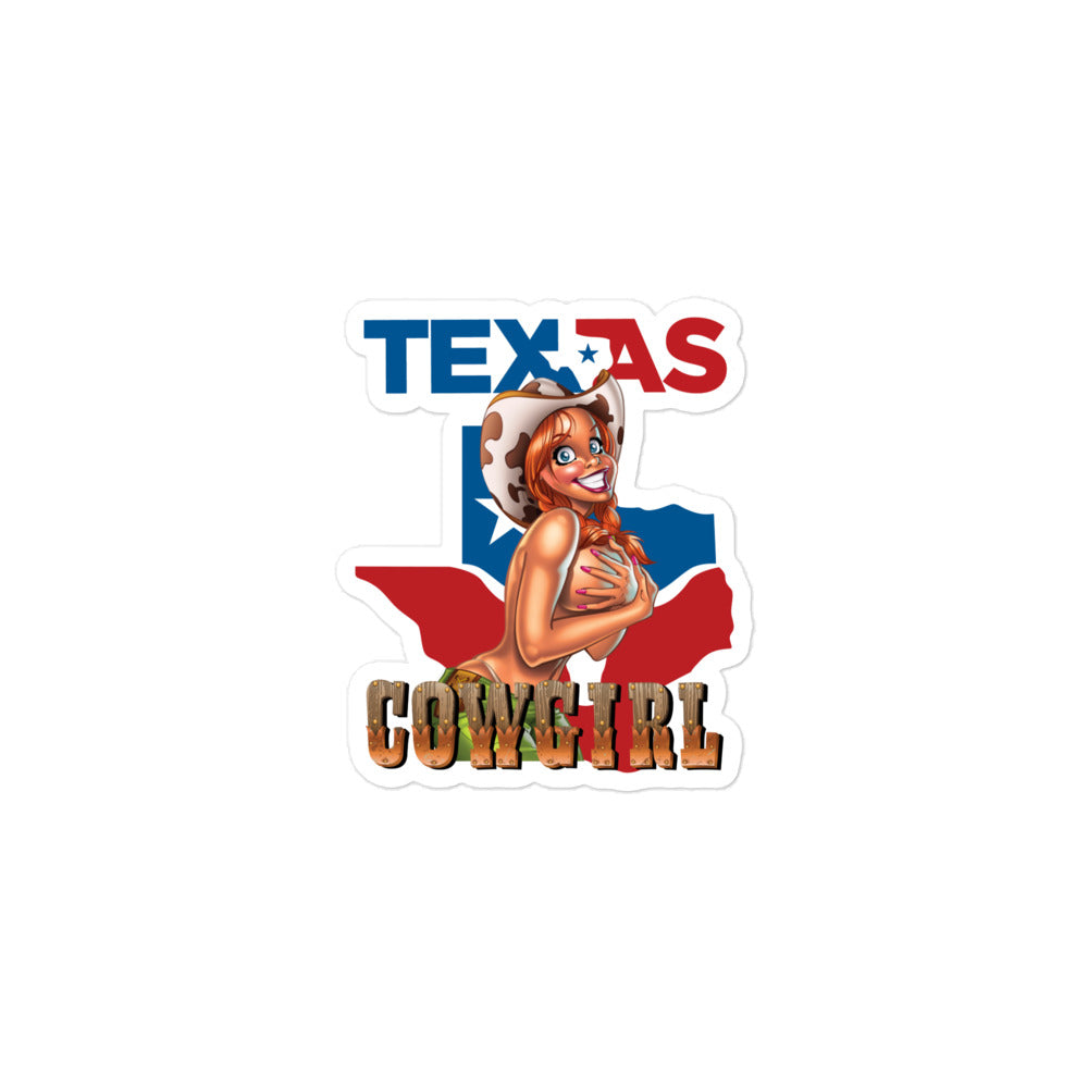 Texas Cowgirl Decal