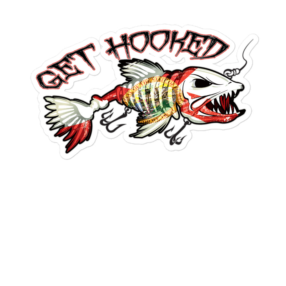 Florida Get Hooked Decal