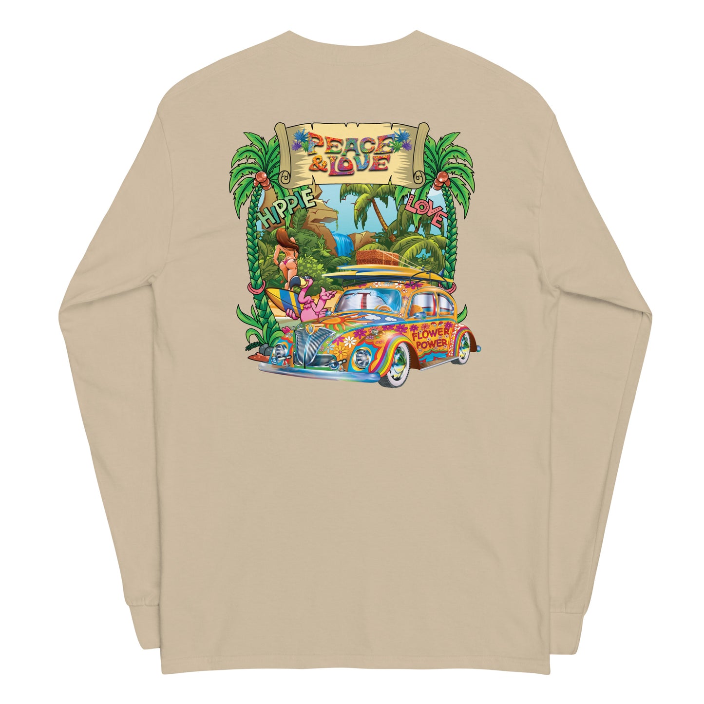 Peace Beach Long Sleeve Shirt