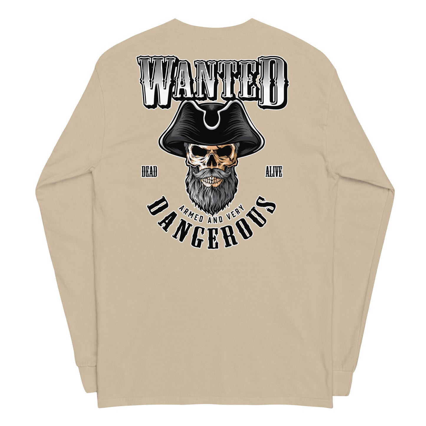 Wanted Pirate Long Sleeve Shirt