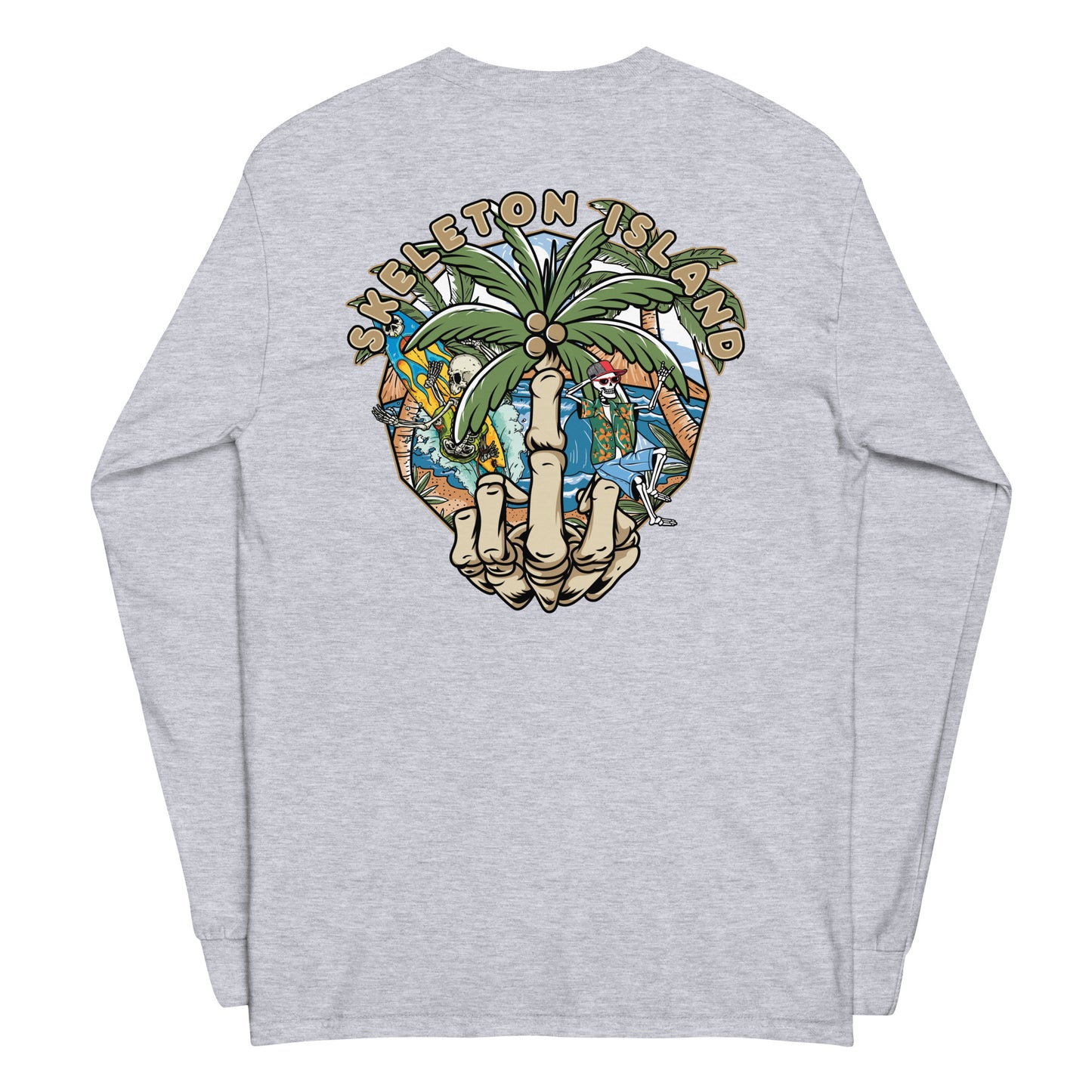 Skeleton Island Long Sleeve Shirt