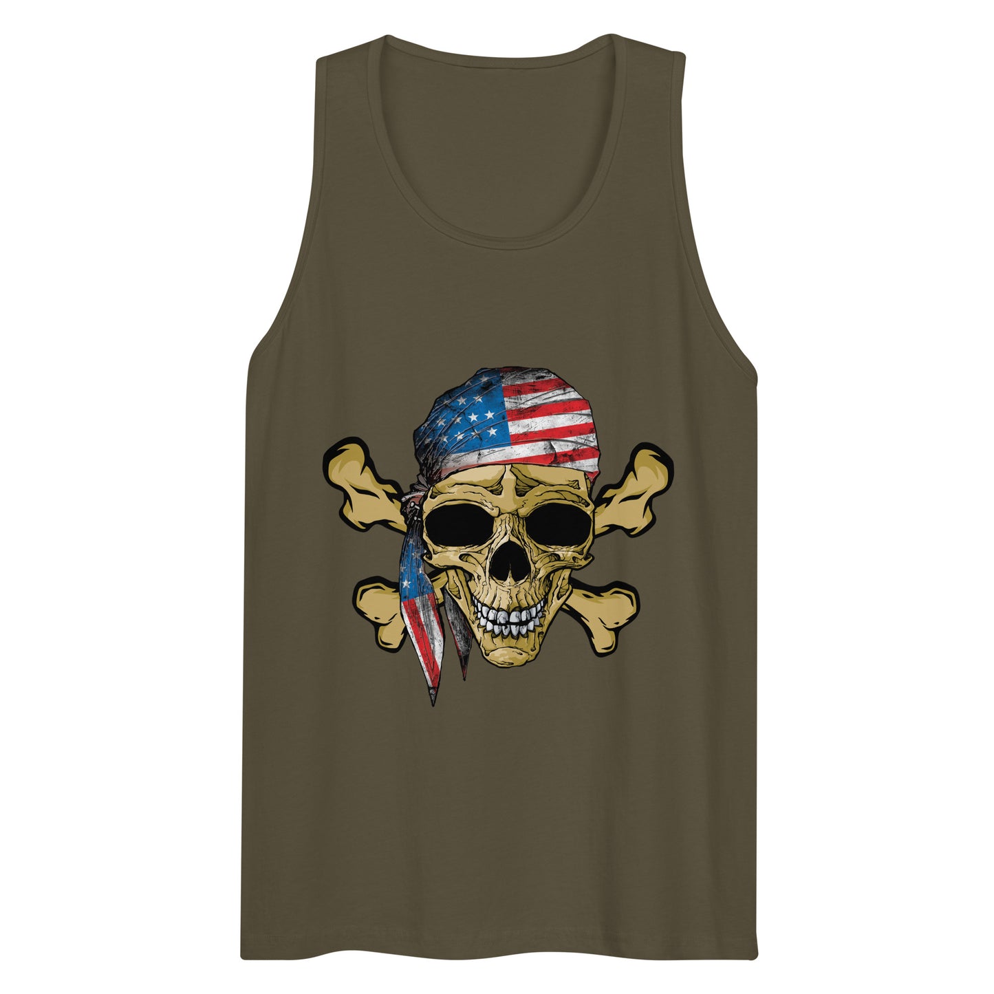 American Skull Tank Top