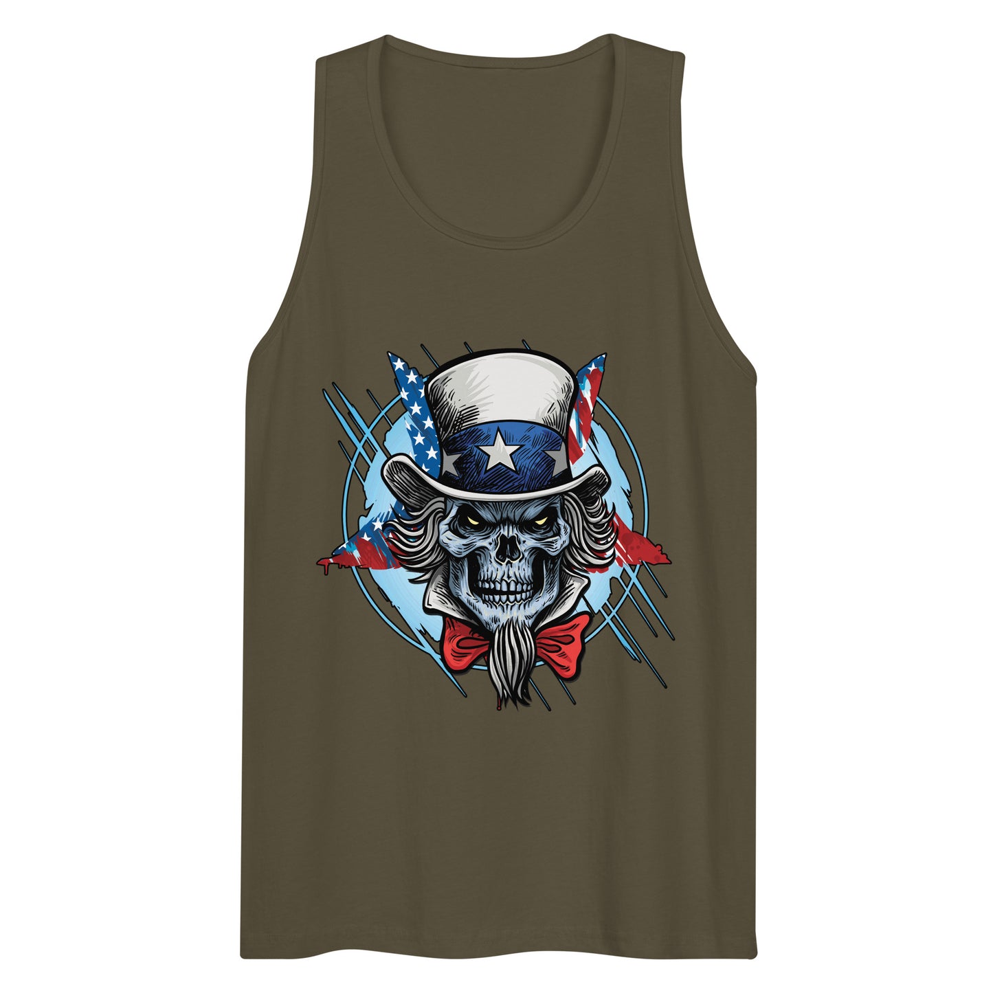 Patriot Skull Tank Top