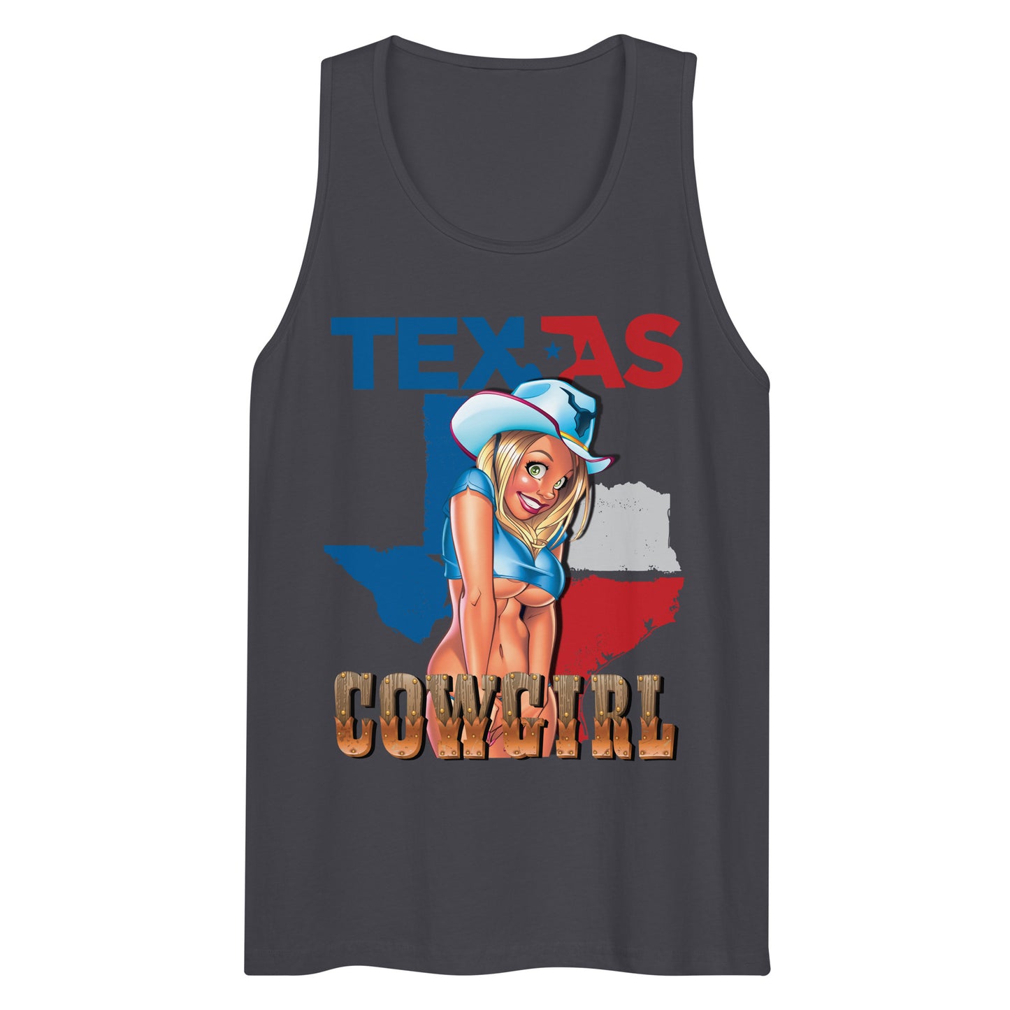 Blonde Texas Cowgirl Tank Top