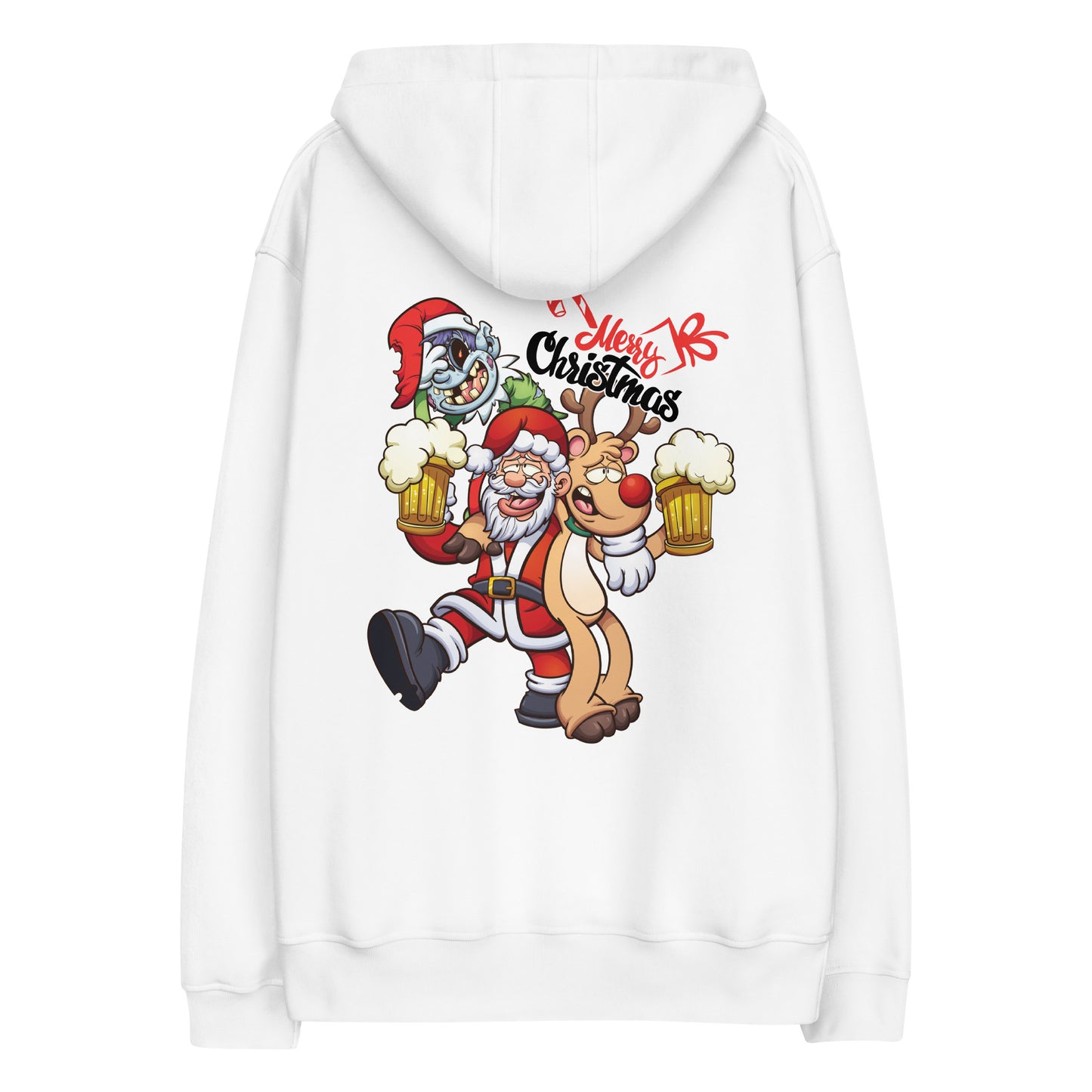 Drunk Santa Premium eco hoodie