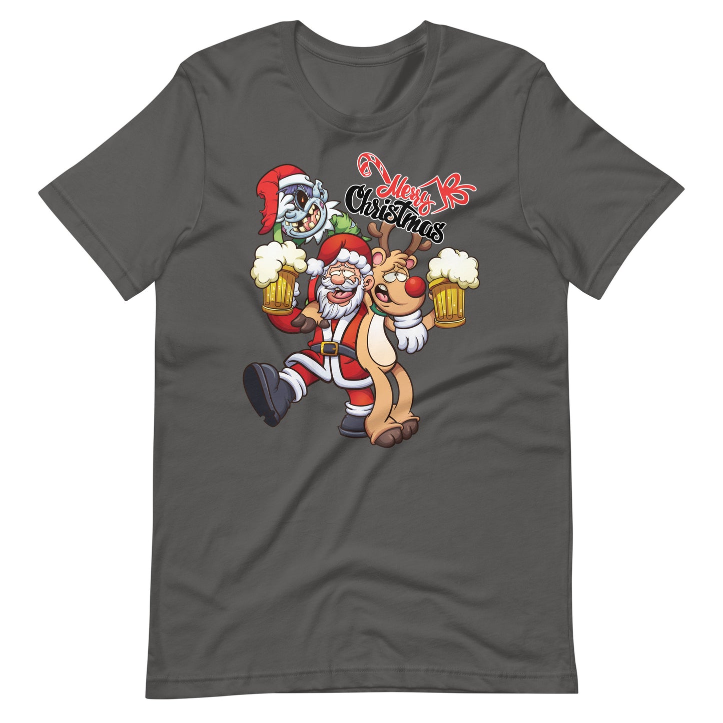 Drunk Santa Short Sleeve Unisex t-shirt