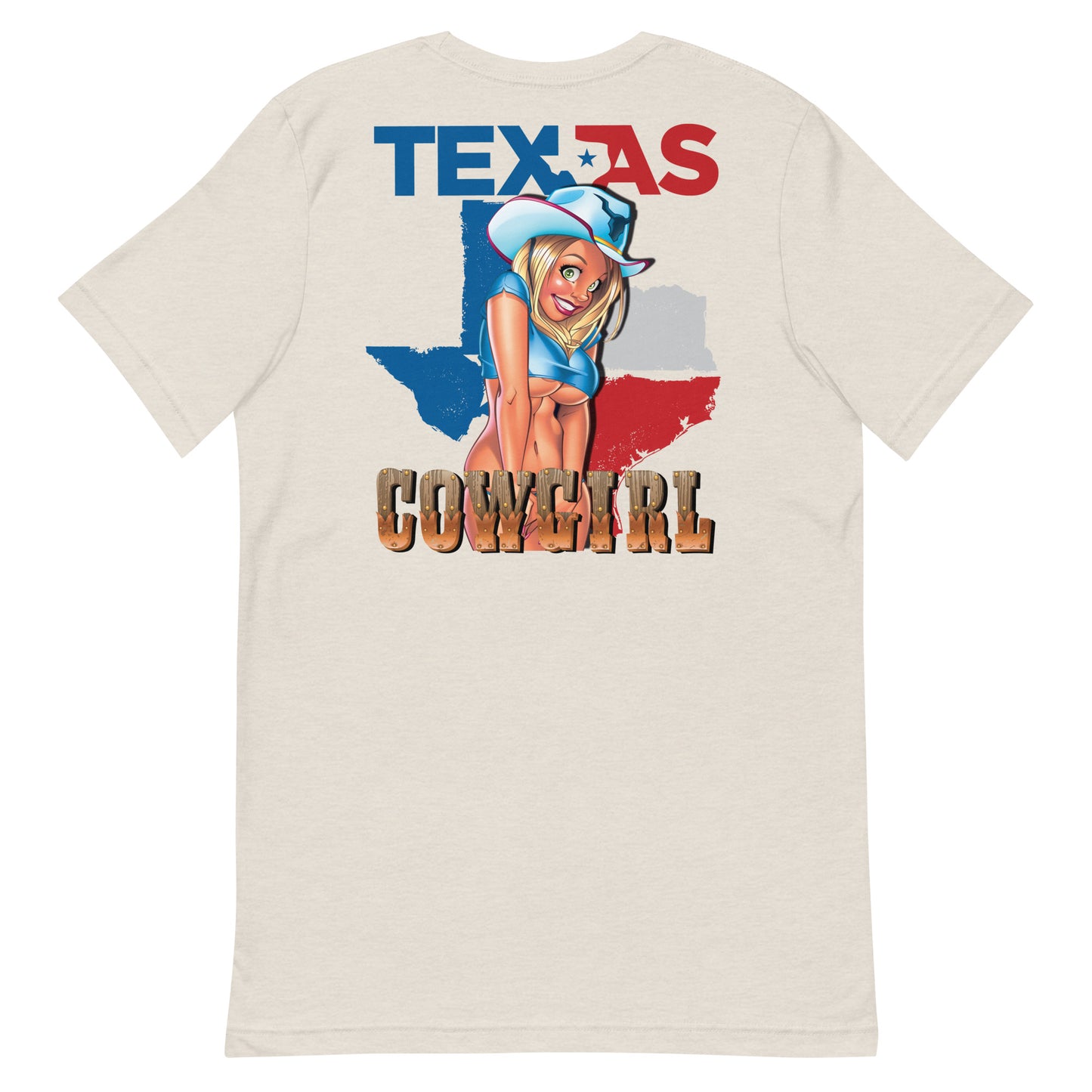 Blonde Texas Cowgirl Unisex T Shirt